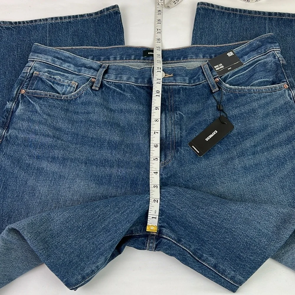 Express New Women’s 16R‎ High Rise Wide Leg Rigid Jean